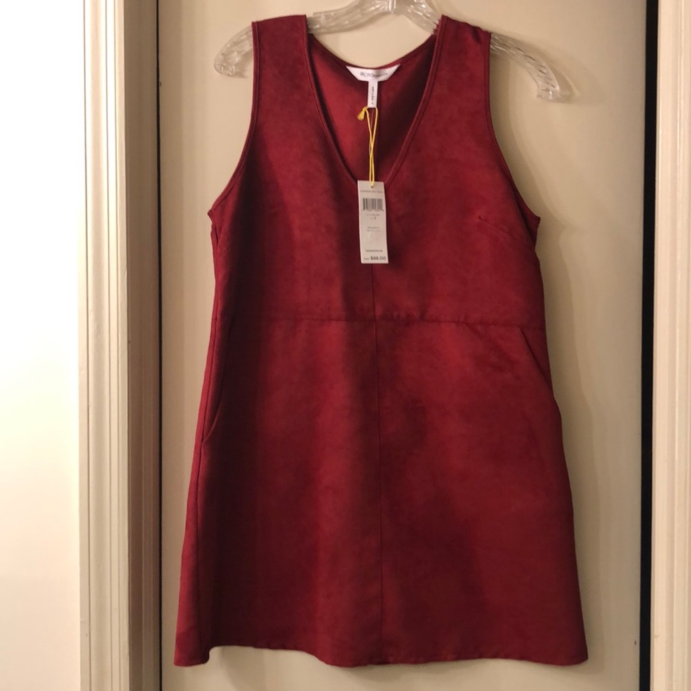 Bcbg suede dress